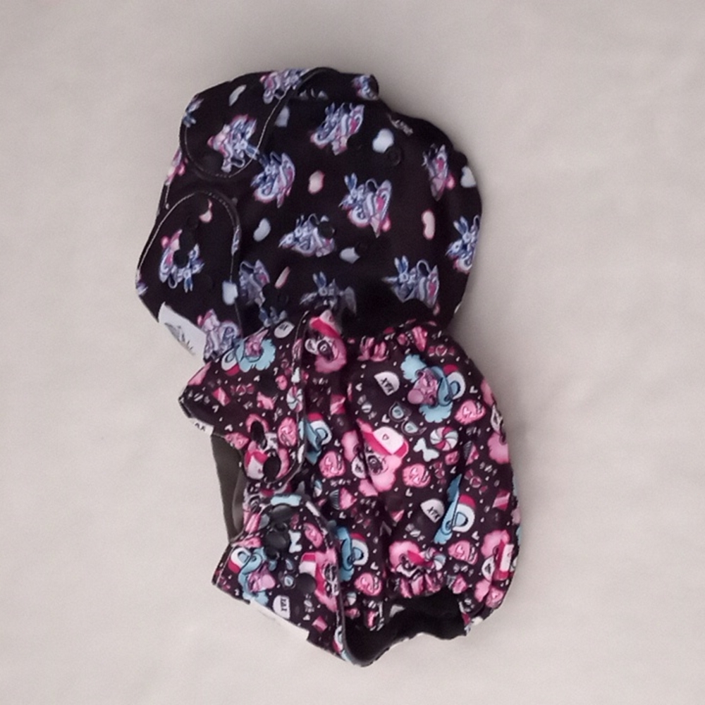 New Hip Huggers Pocket Cloth Diapers (set of 2)